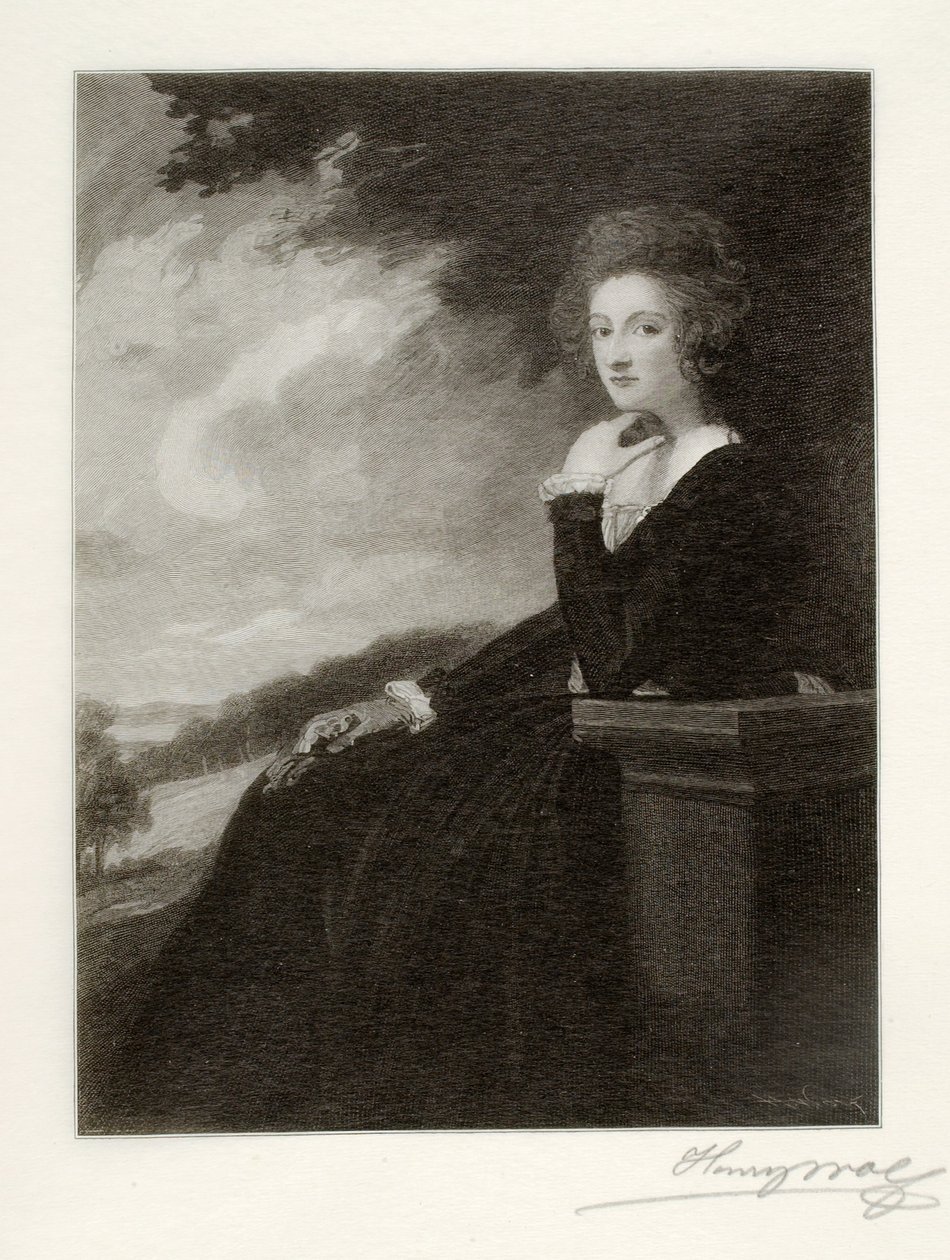 Mrs. De Crespigny door Henry Wolf