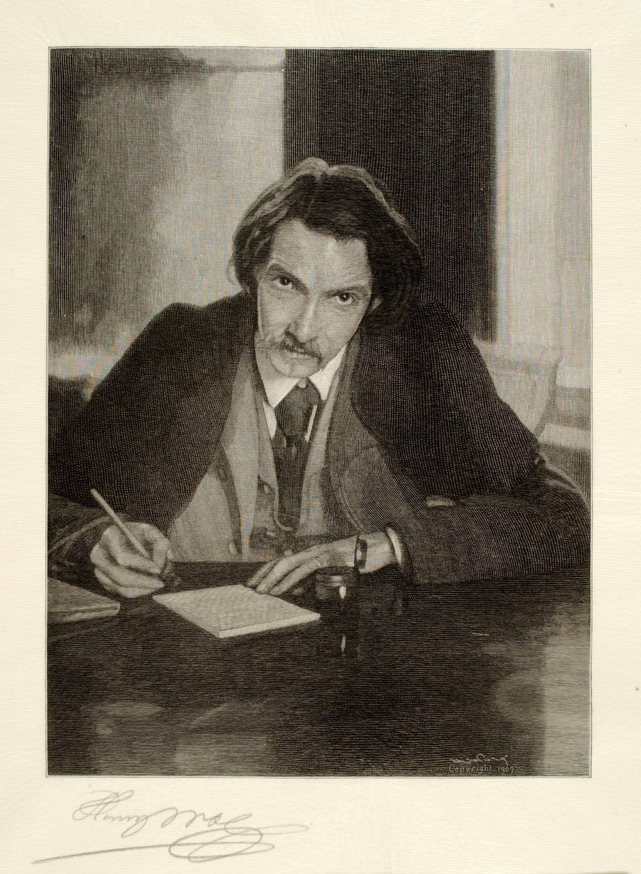 Robert Louis Stevenson door Henry Wolf