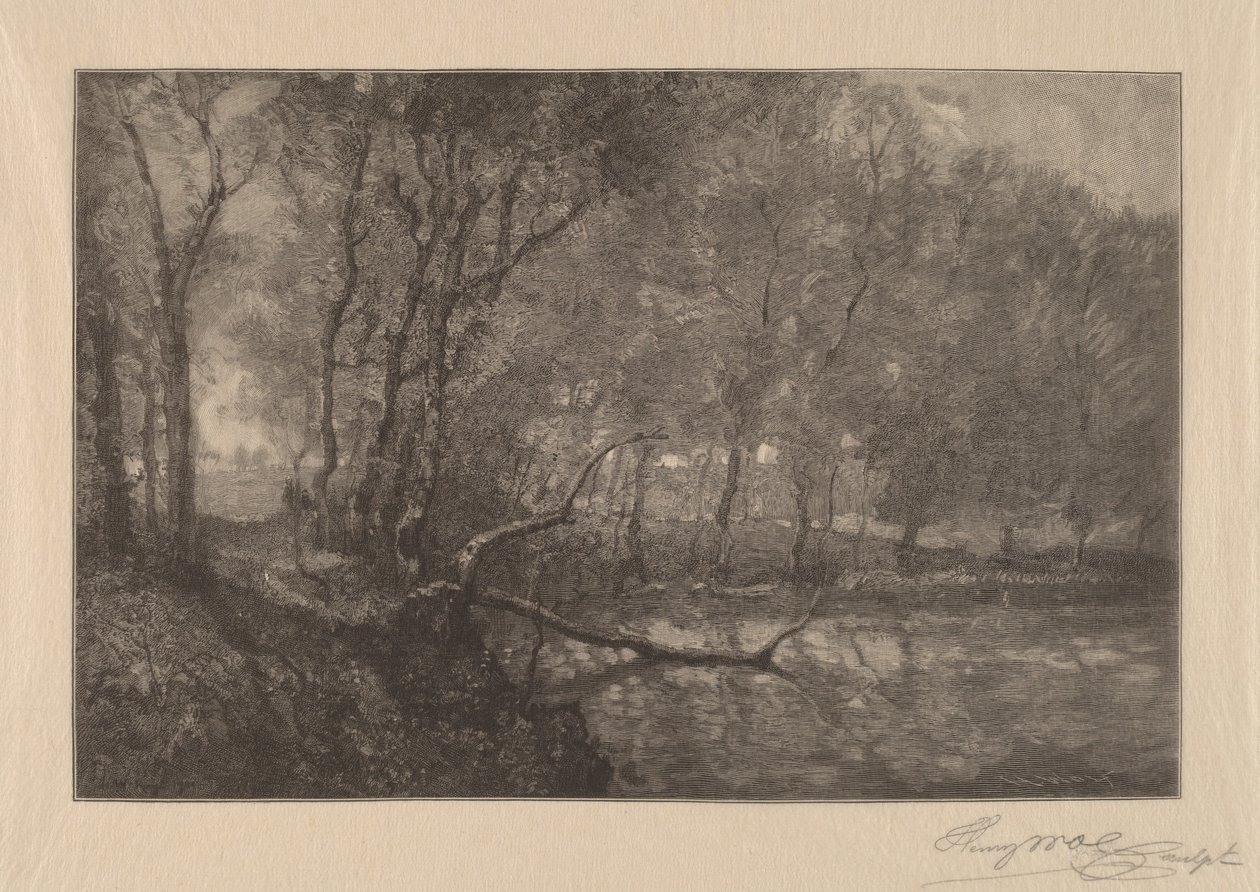 De Molenplas door Henry Wolf