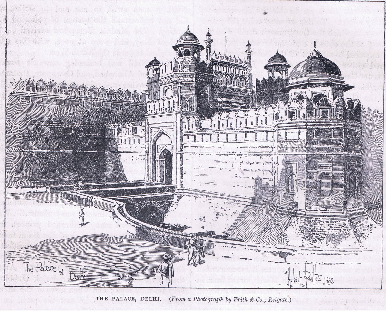 Het Paleis, Delhi door Herbert Railton