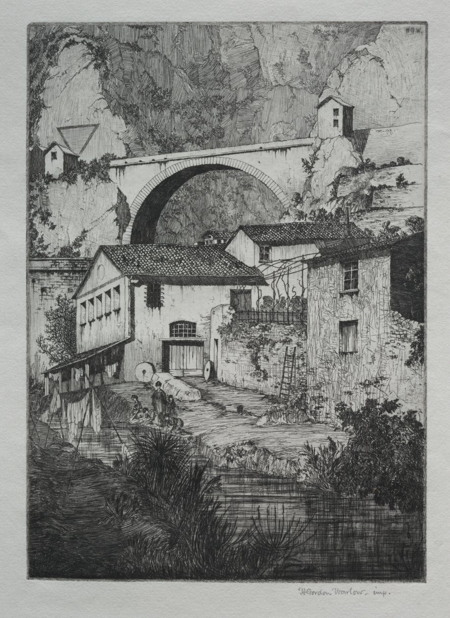 Pont St. Louis, Manton door Herbert Gordon Warlow