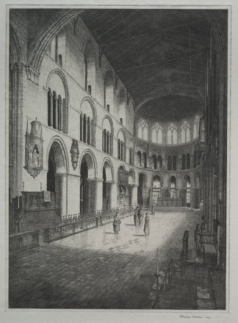 St. Bartholomeuskerk, Interieur door Herbert Gordon Warlow