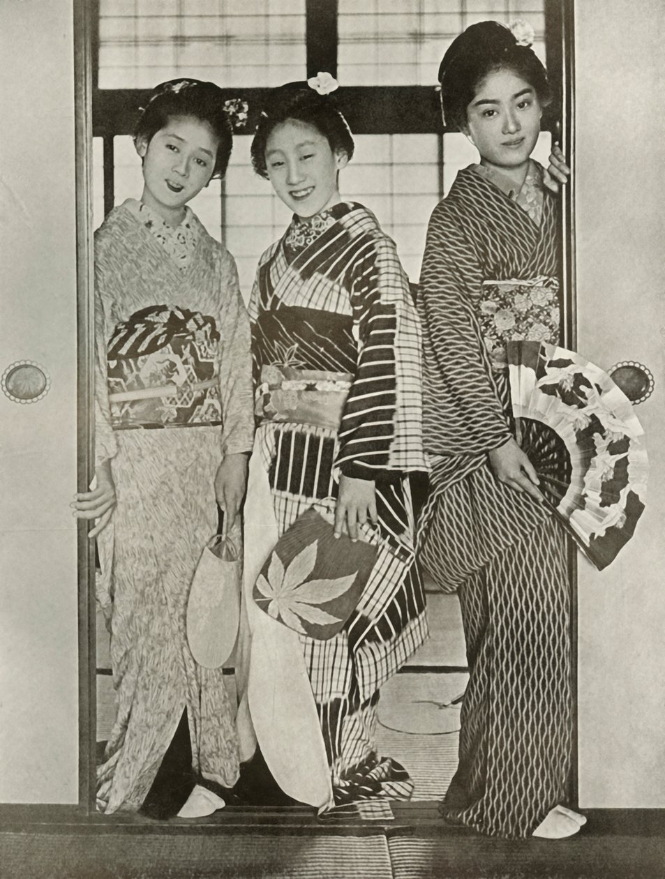 Geisha door Herbert Ponting