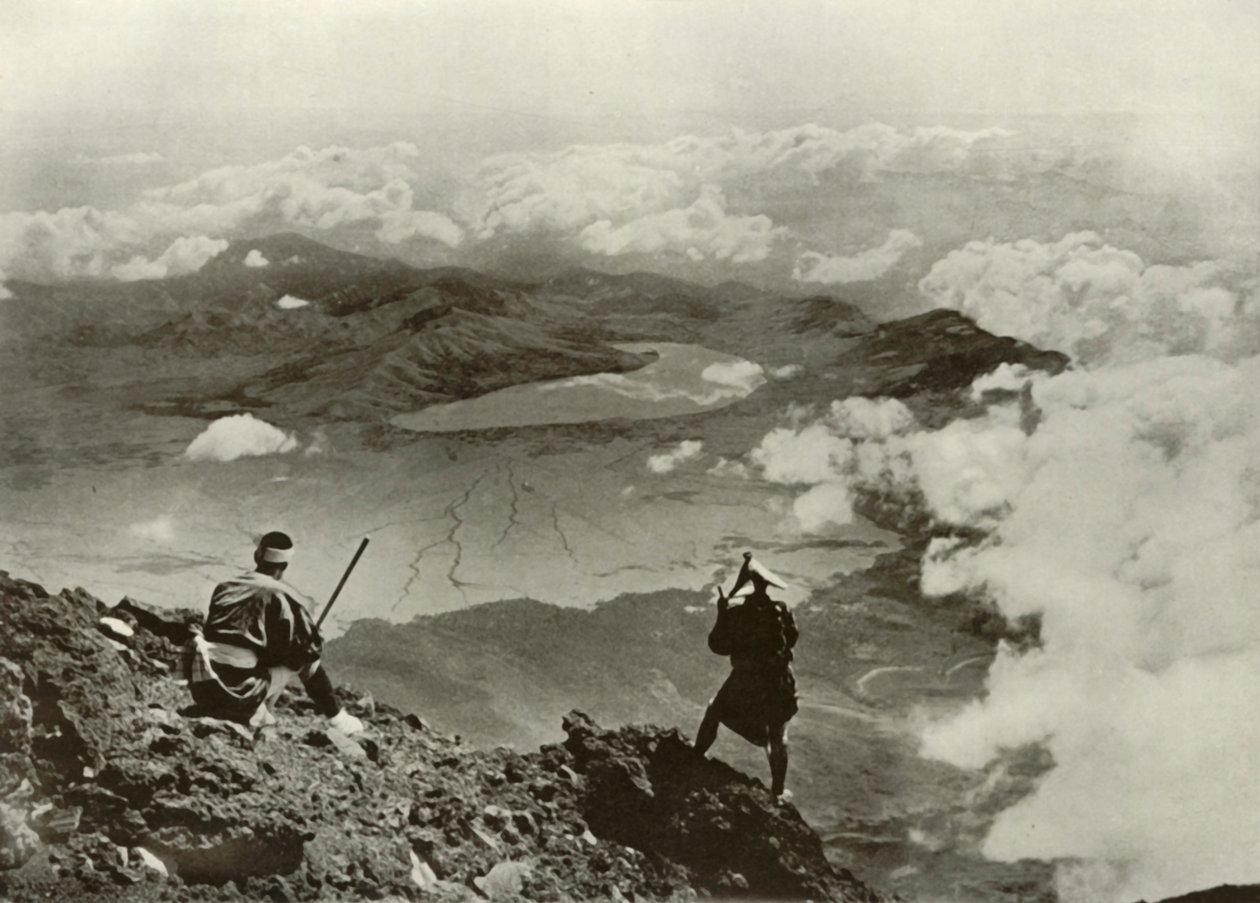Twee mijl boven de wolken, 1910 door Herbert Ponting