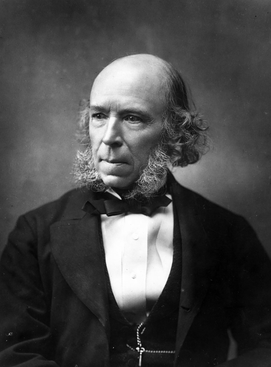 Herbert Spencer, 1888 door Herbert Rose Barraud