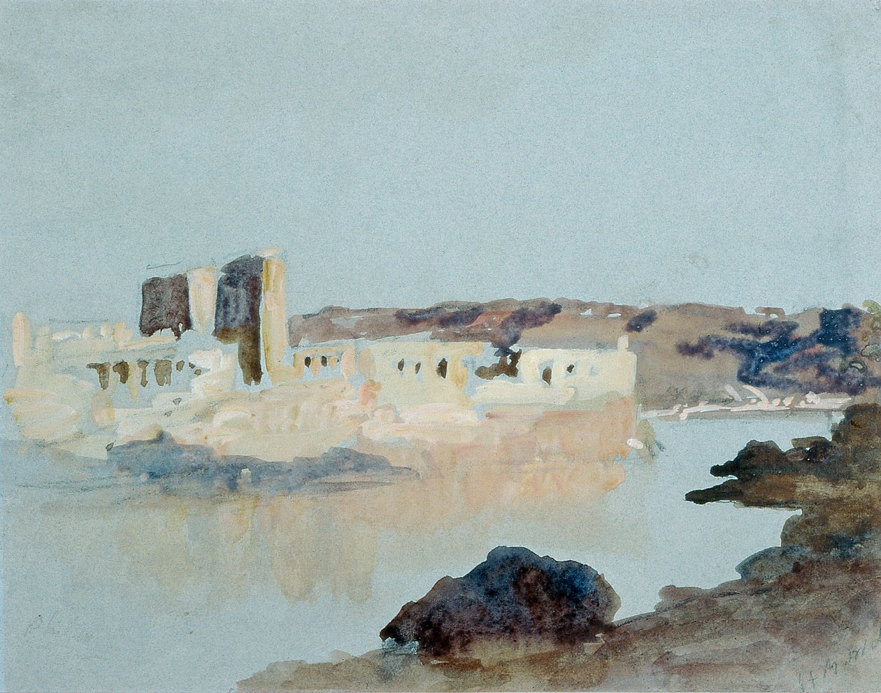 Philae door Hercules Brabazon Brabazon