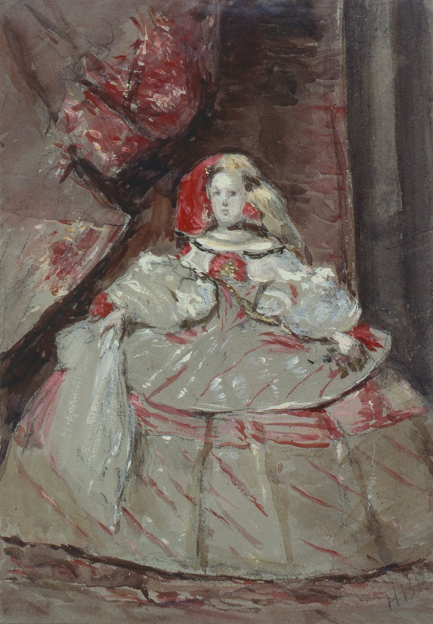 De Infanta Margarita door Hercules Brabazon Brabazon