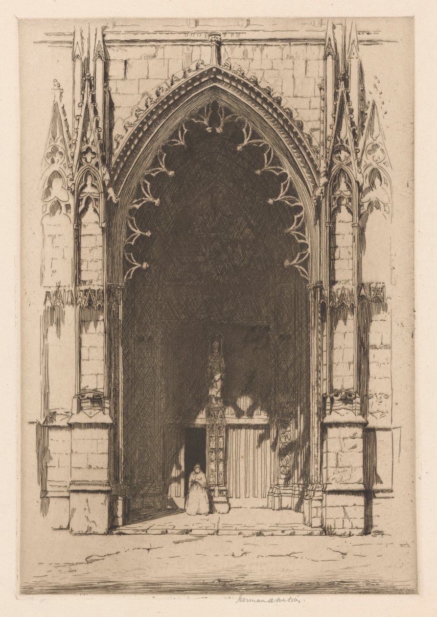 Porte des Marmousets, St. Quen door Herman Armour Webster
