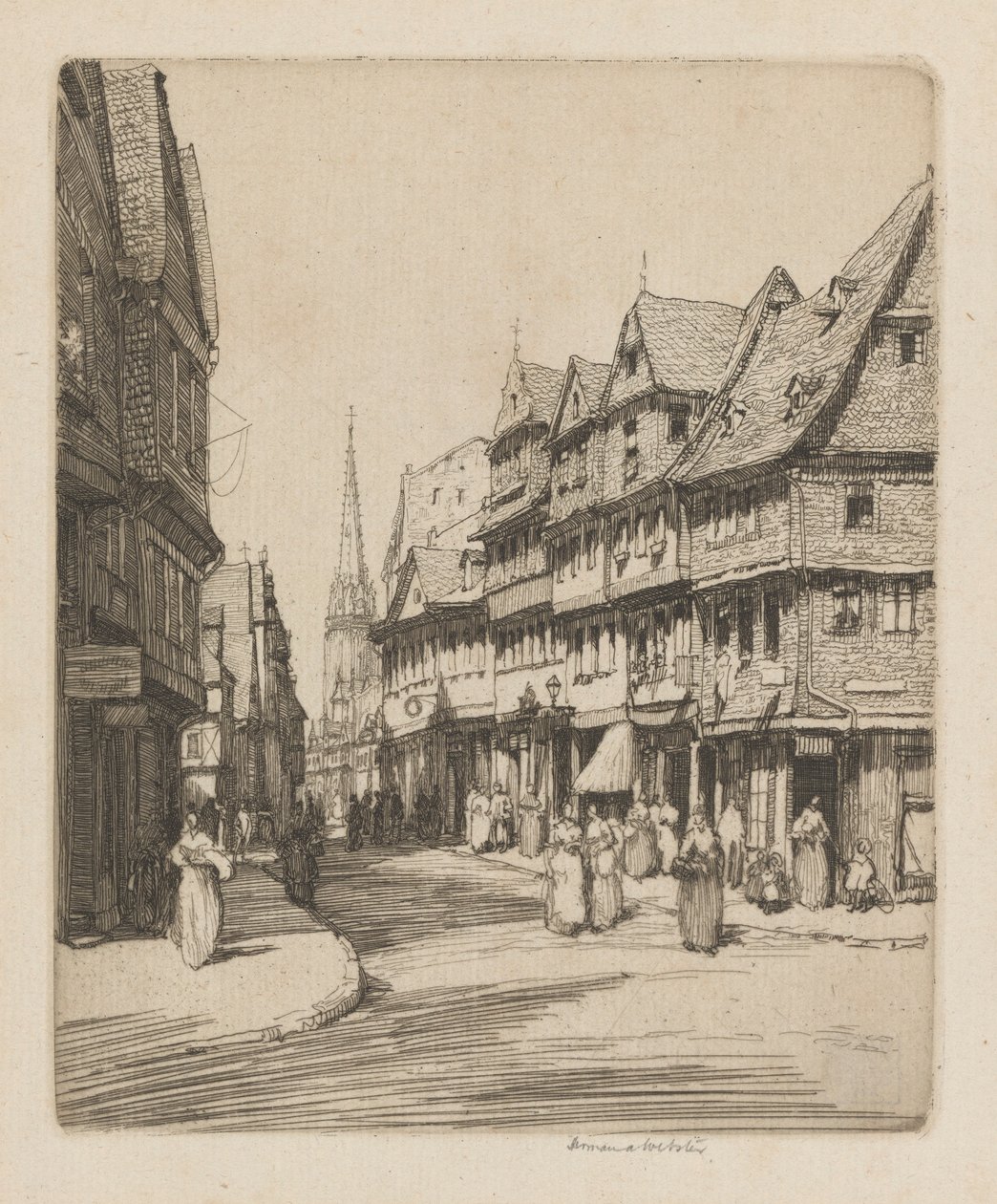 De straat van de drie koningen door Herman Armour Webster