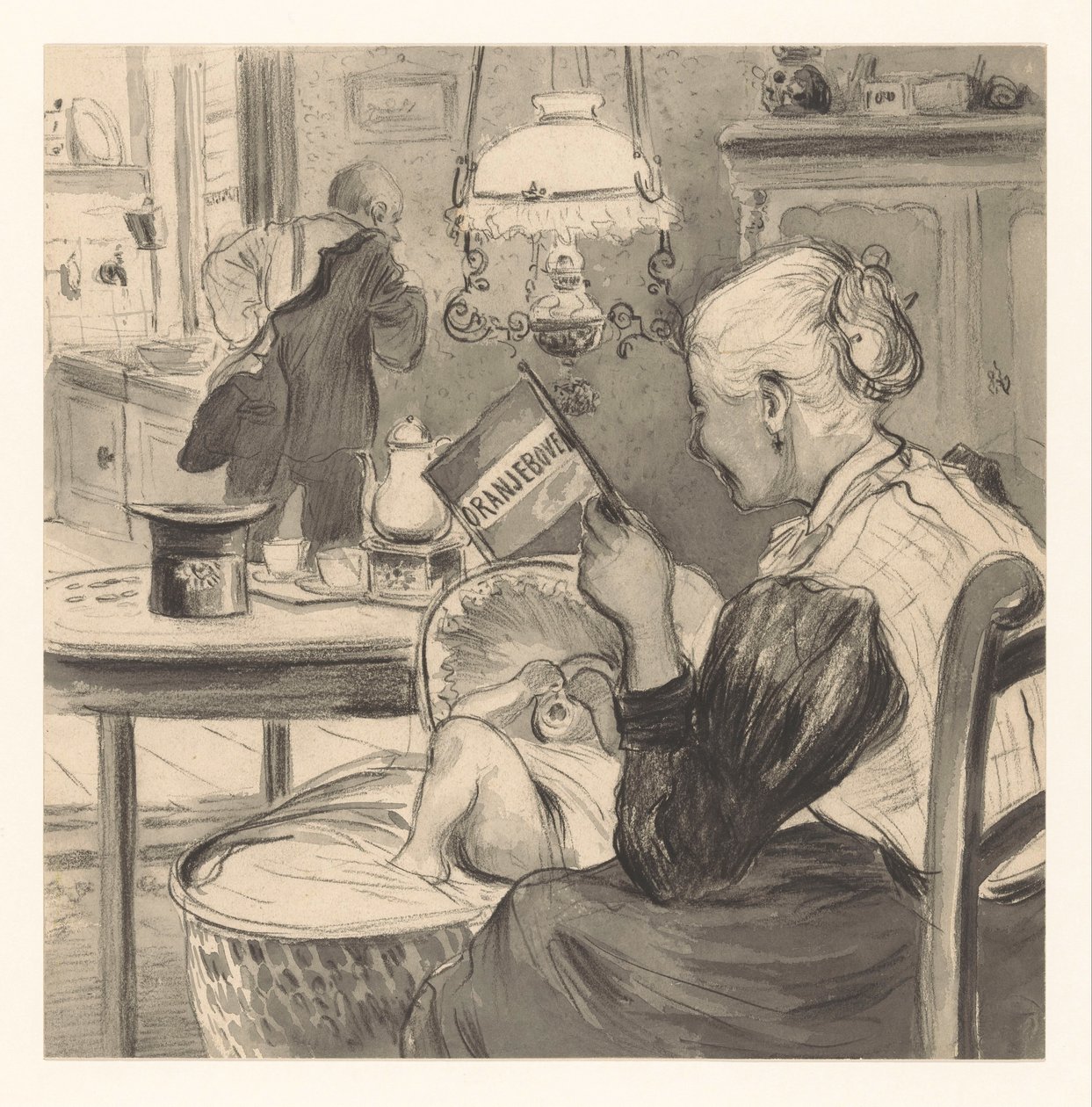 Oranjeboven door Herman Heijenbrock (possibly)