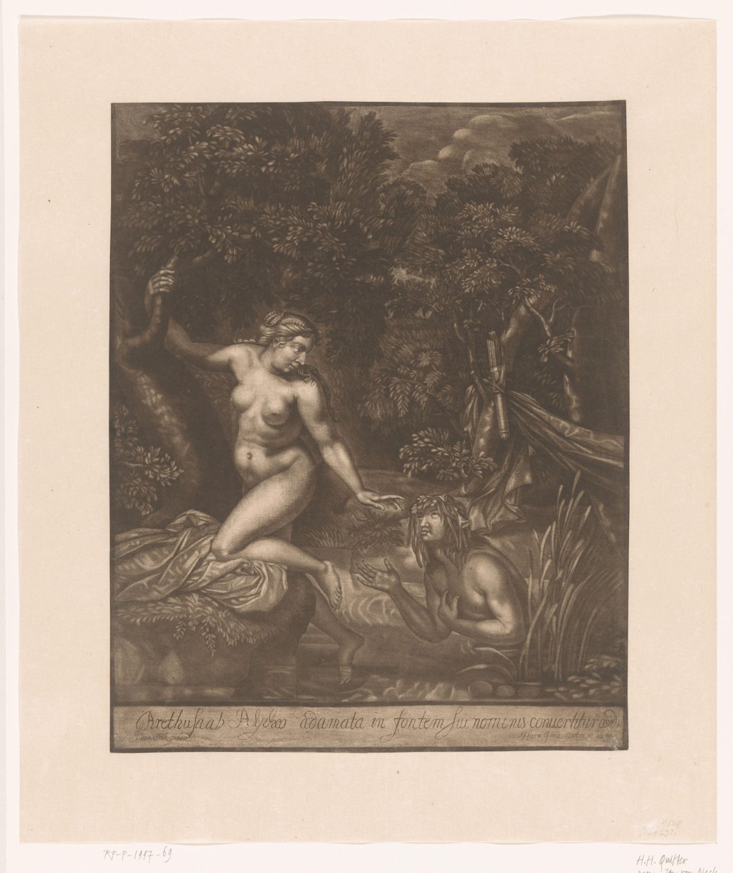 Alphaeus en Arethusa door Herman Hendrik de Quiter (I)