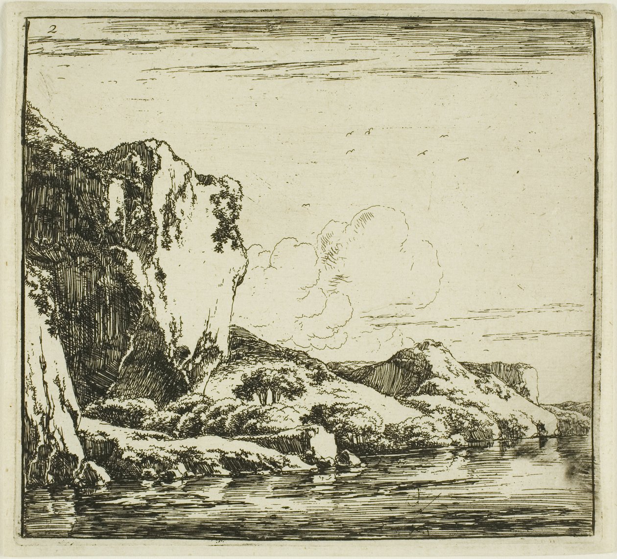 Rotsachtig landschap door Herman Naijwincx