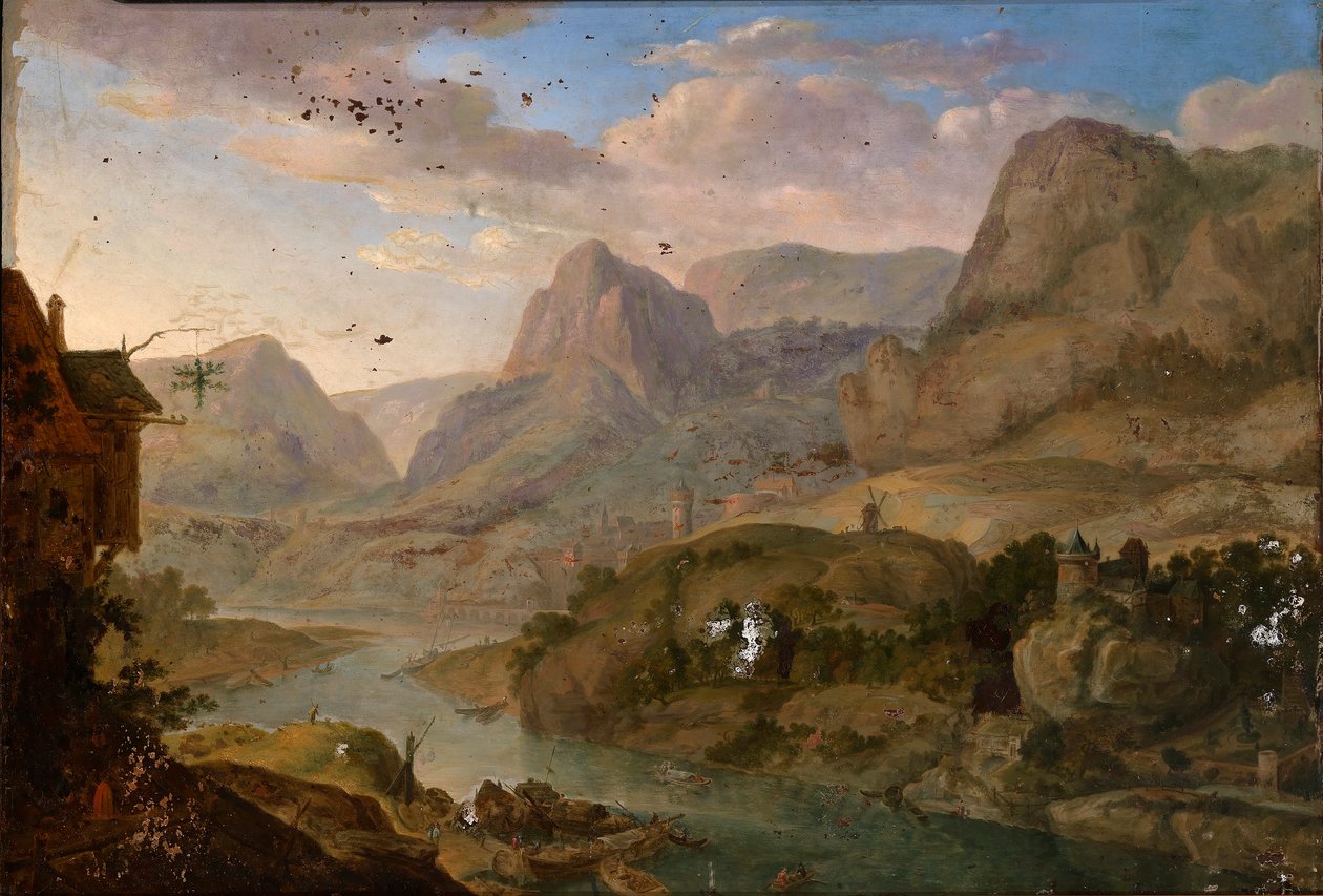 Landschap door Herman Saftleven