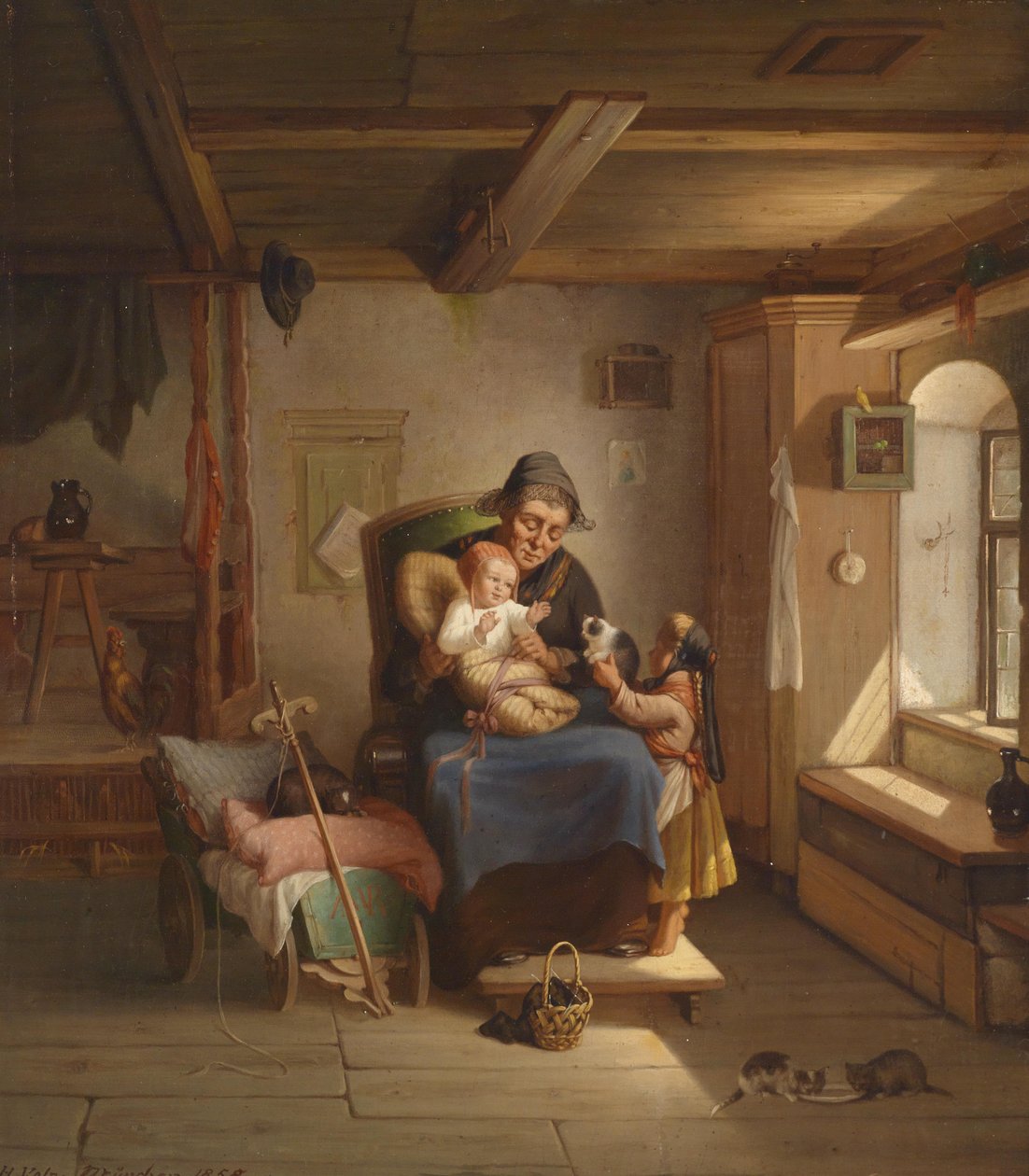 De kleine kitten door Hermann Volz