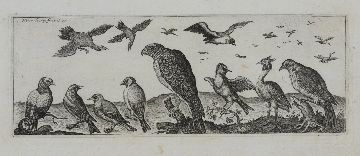 Oude Meester Gravure door Herry Le Roy