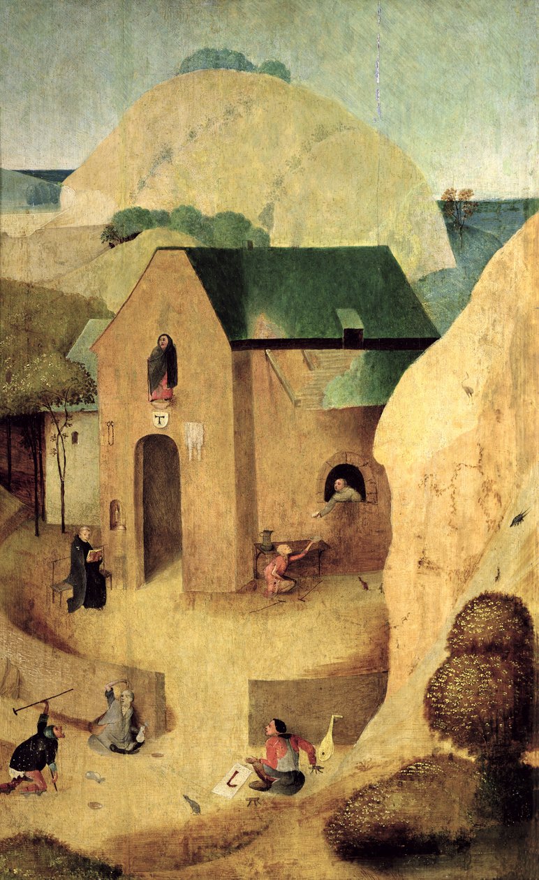 Een Antonian Priory door Hieronymus Bosch