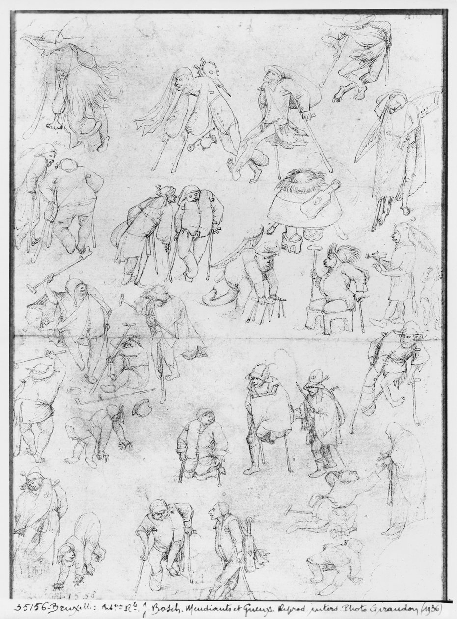 Bedelaars door Hieronymus Bosch
