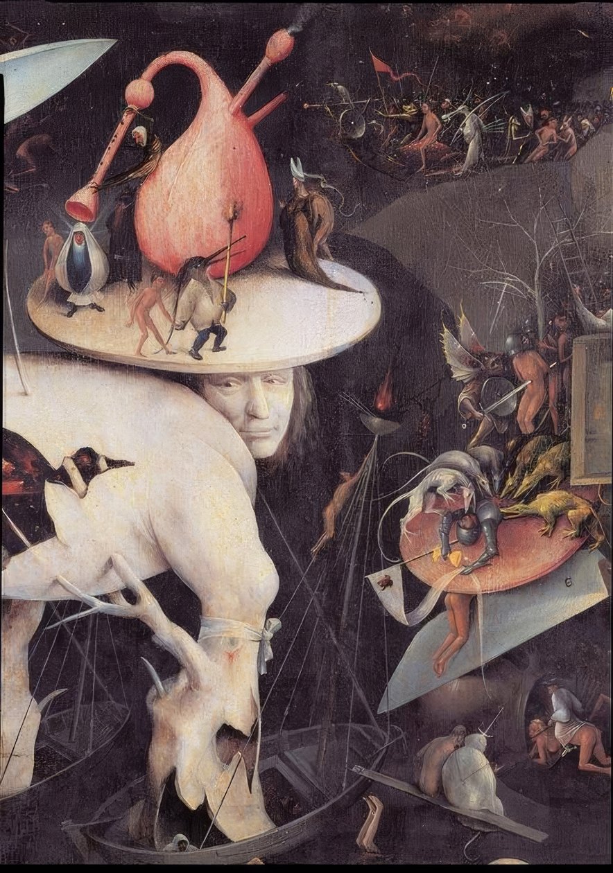 De hel door Hieronymus Bosch
