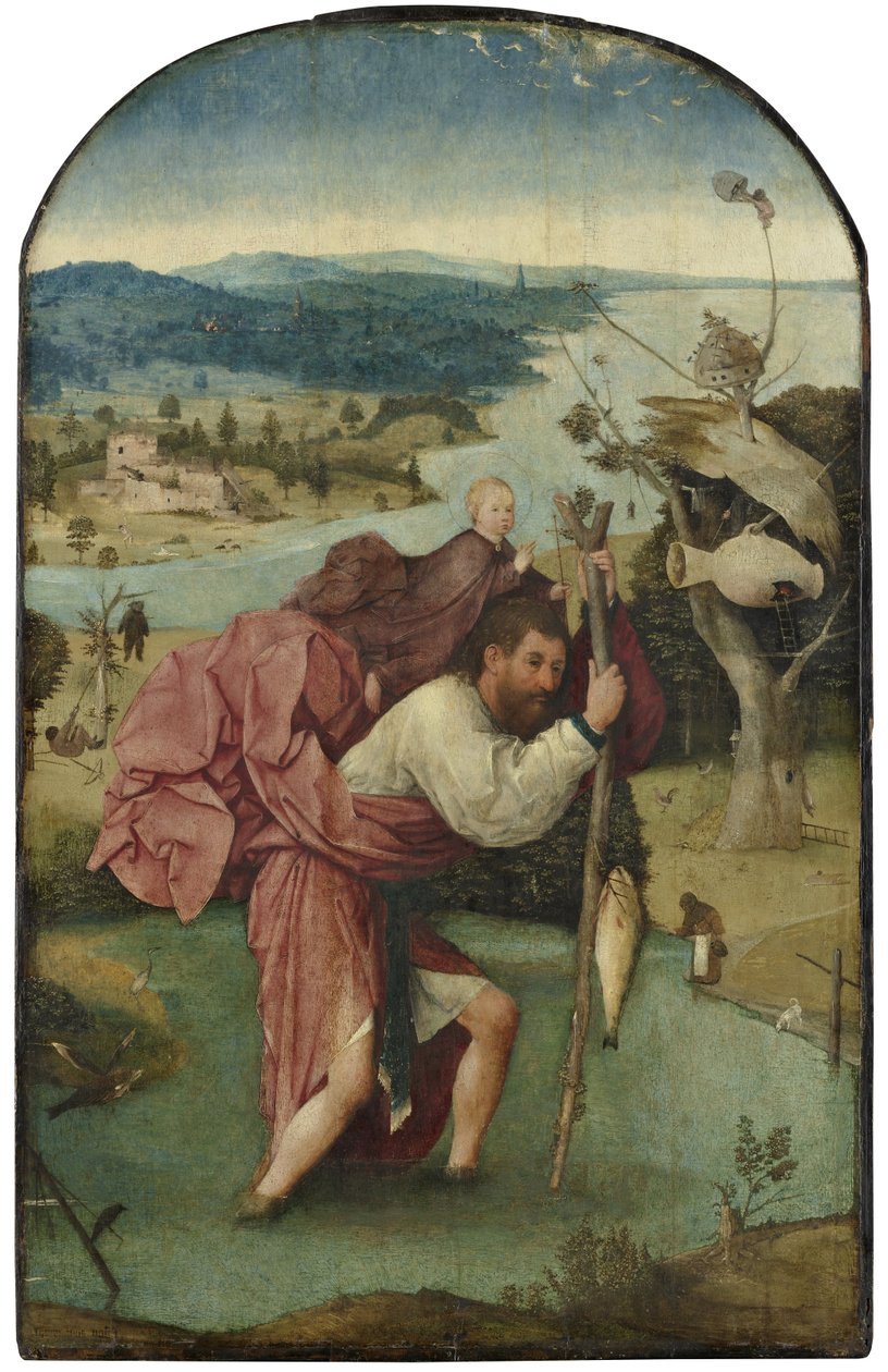 Sint Christoffel door Hieronymus Bosch