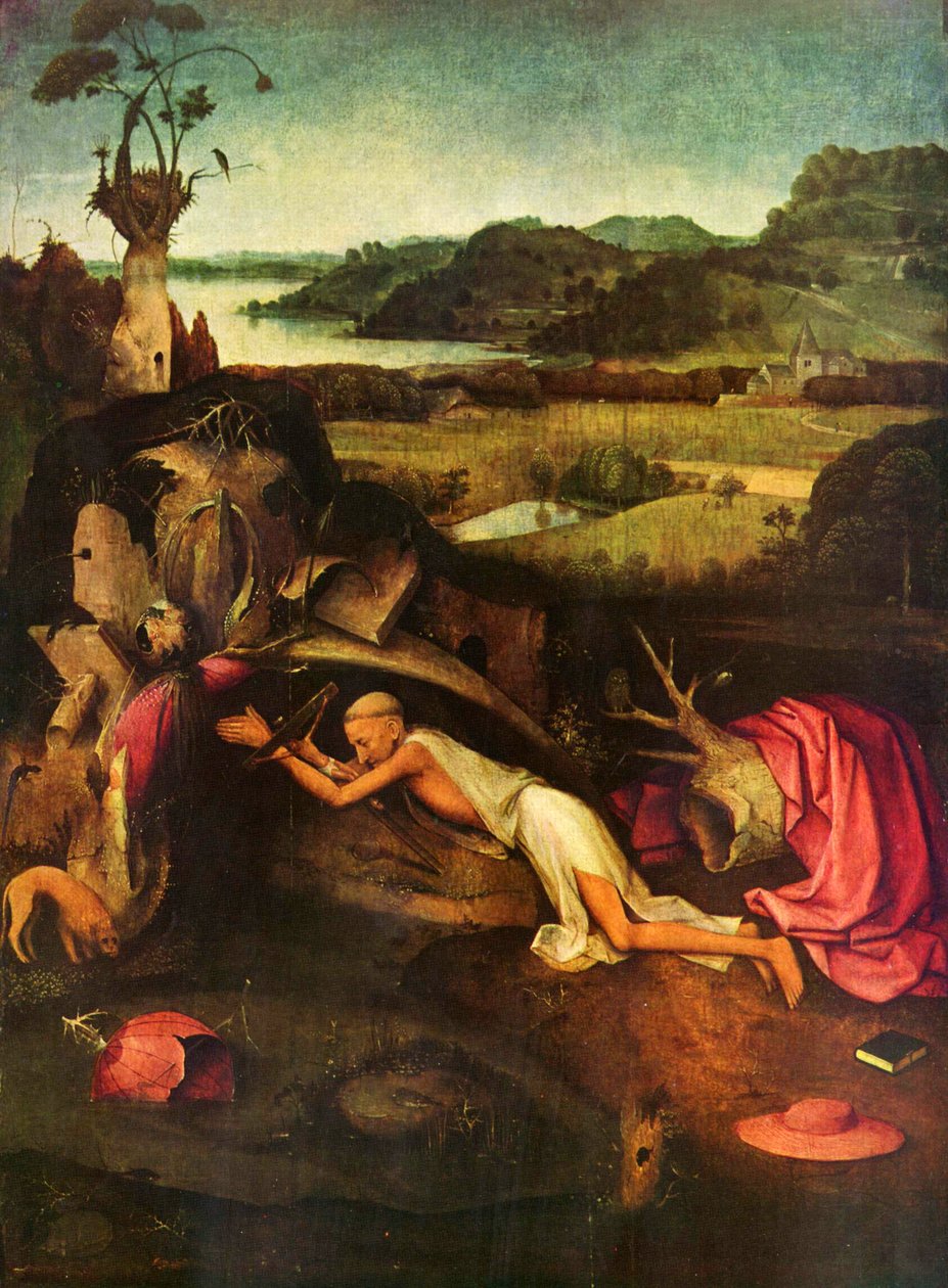 Sint Hiëronymus door Hieronymus Bosch