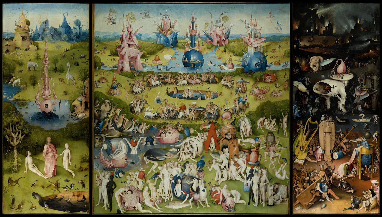 De tuin der lusten door Hieronymus Bosch