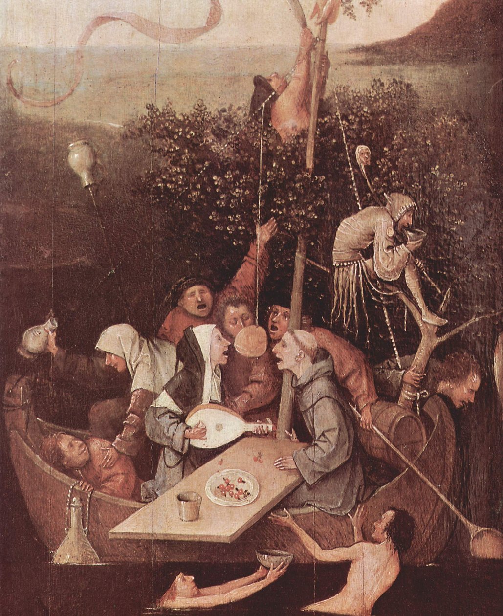 Het Narrenschip door Hieronymus Bosch