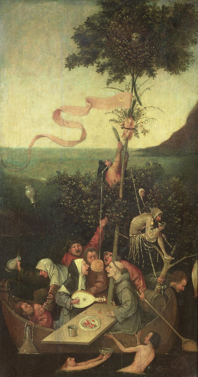 Het Narrenschip door Hieronymus Bosch