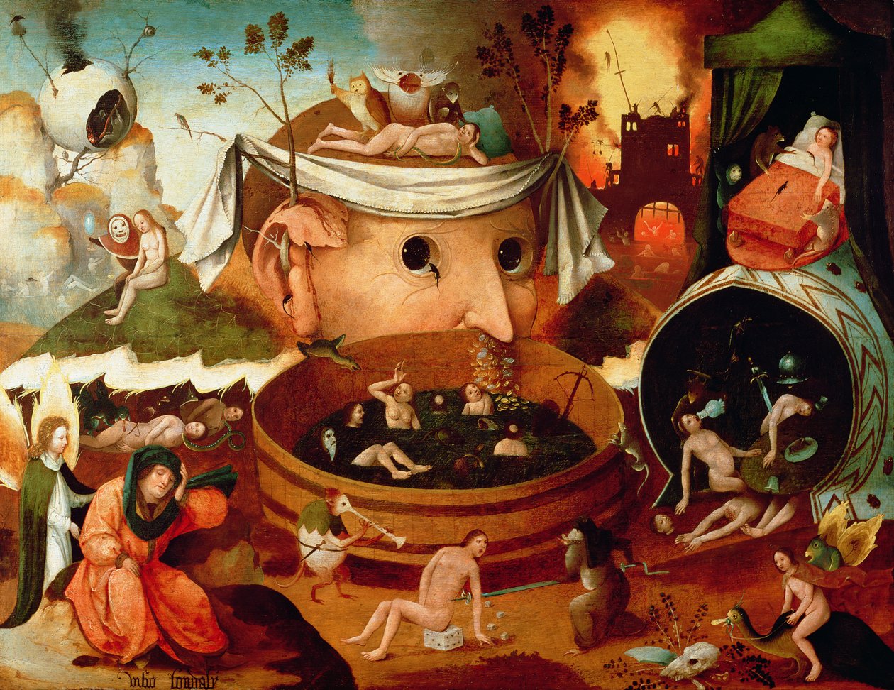 Visioen van Tondal door Hieronymus Bosch