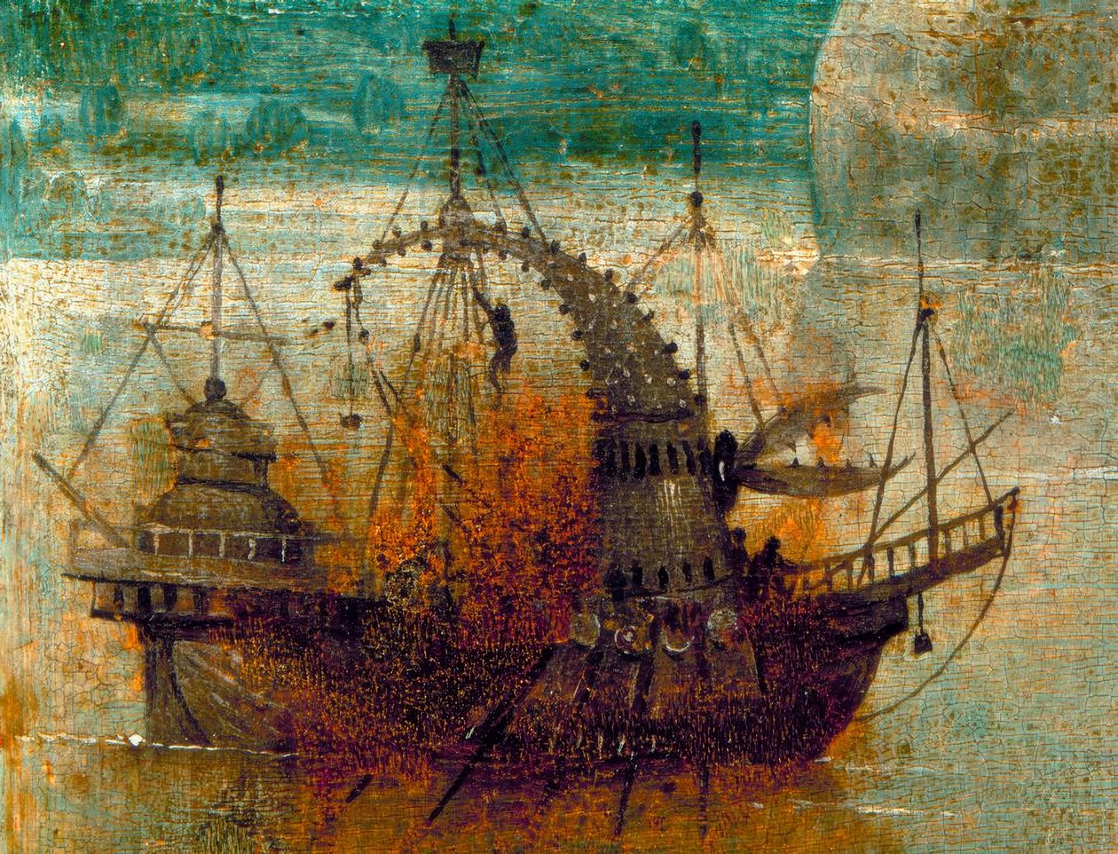 Twee slavenhandelaars door Hieronymus Bosch