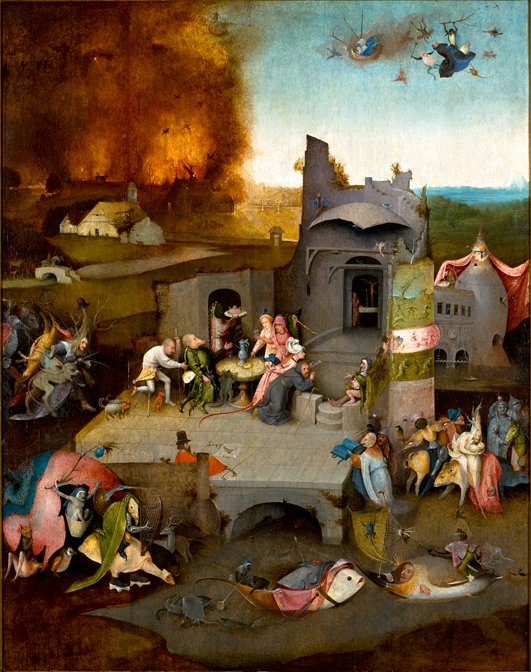 De Verleidingen van Sint Antonius door Hieronymus Bosch