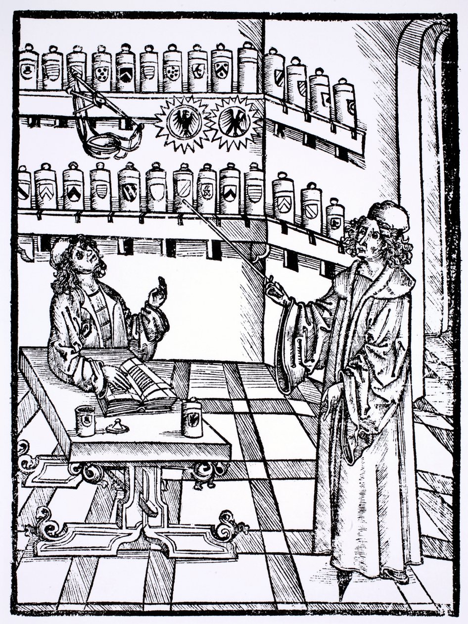 Apothekerswinkel, uit 