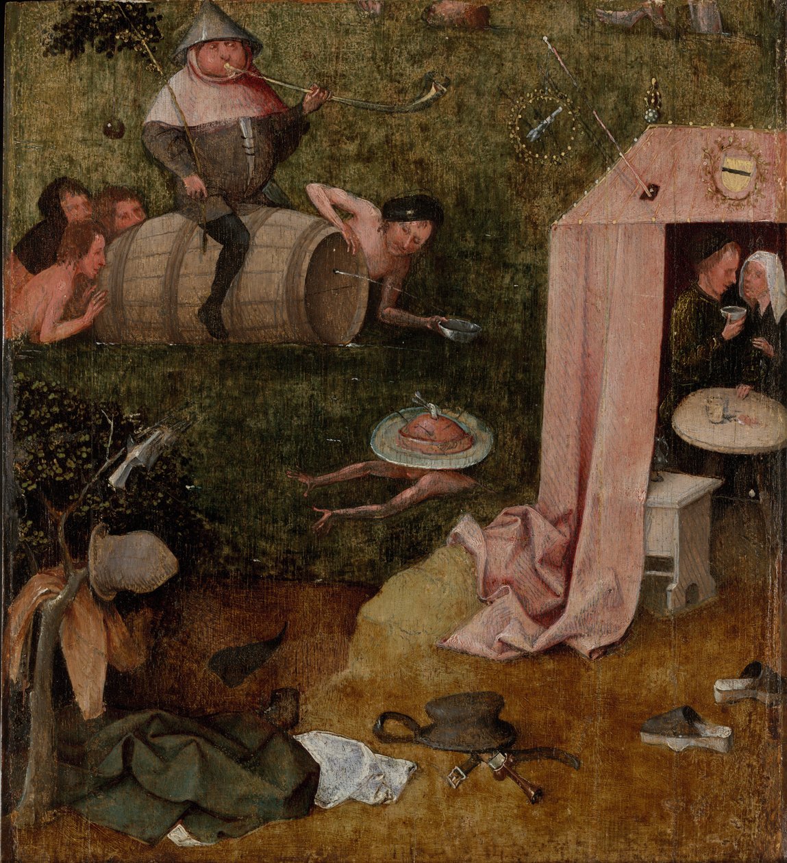 Een Allegorie van Onmatigheid door Hieronymus Bosch