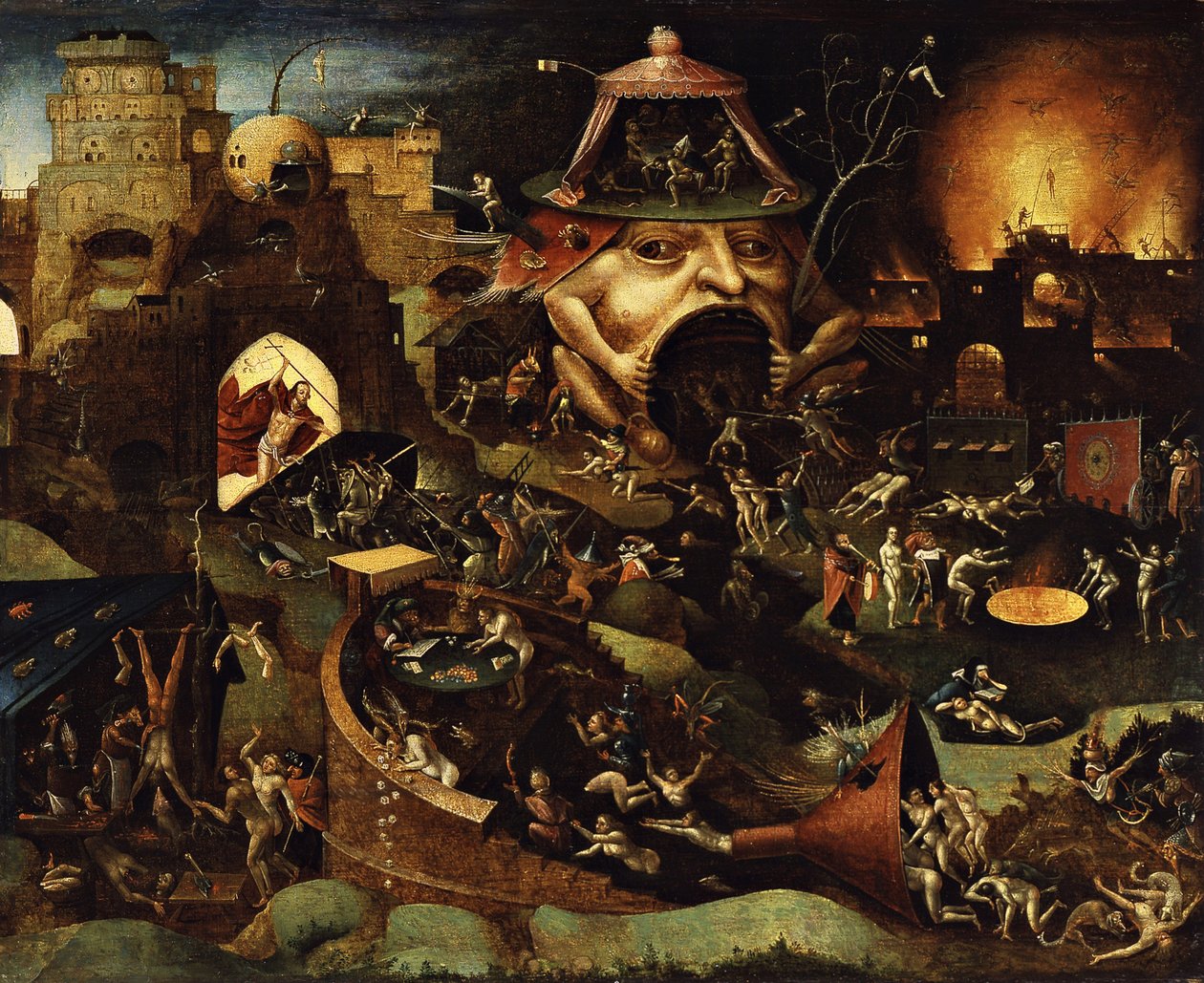 Christus in het Voorgeborchte door Hieronymus Bosch