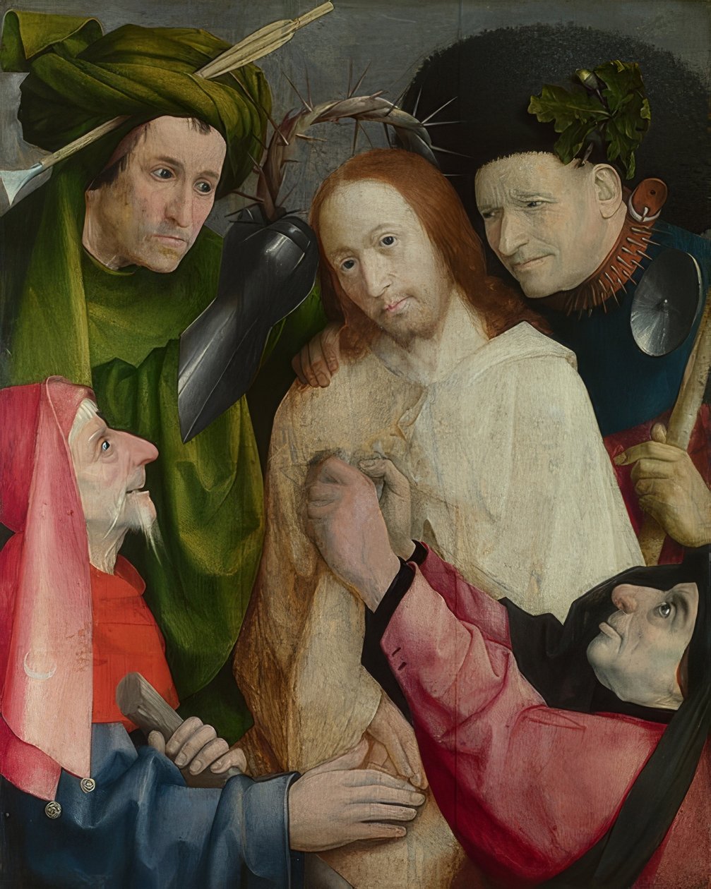 De Bespotting van Christus. Omstreeks 1510 door Hieronymus Bosch