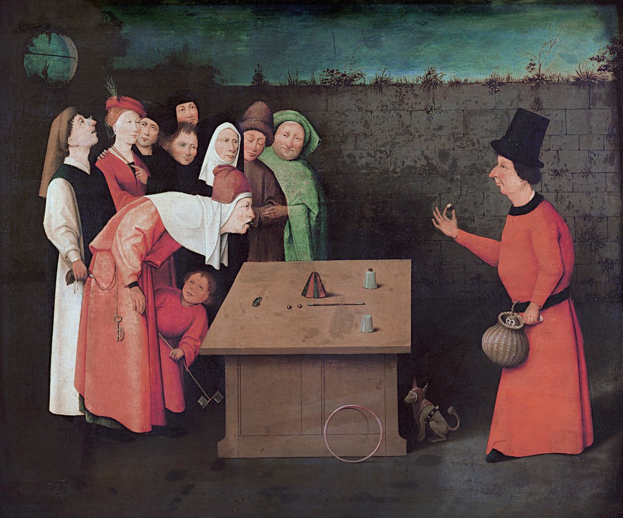 De Goochelaar door Hieronymus Bosch