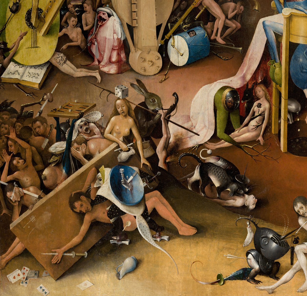 De Tuin der Lusten, 1490-1500 door Hieronymus Bosch