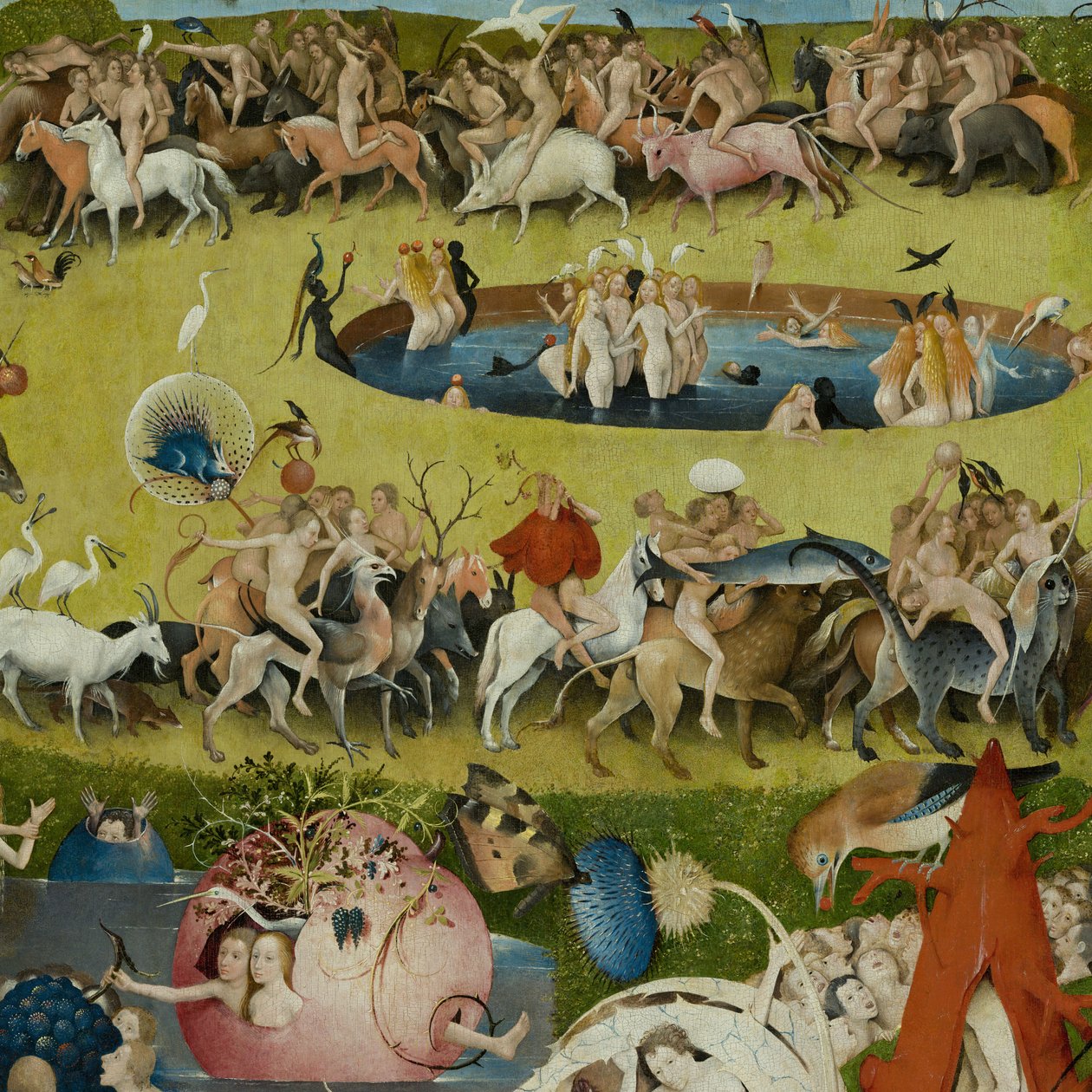De Tuin der Lusten door Hieronymus Bosch