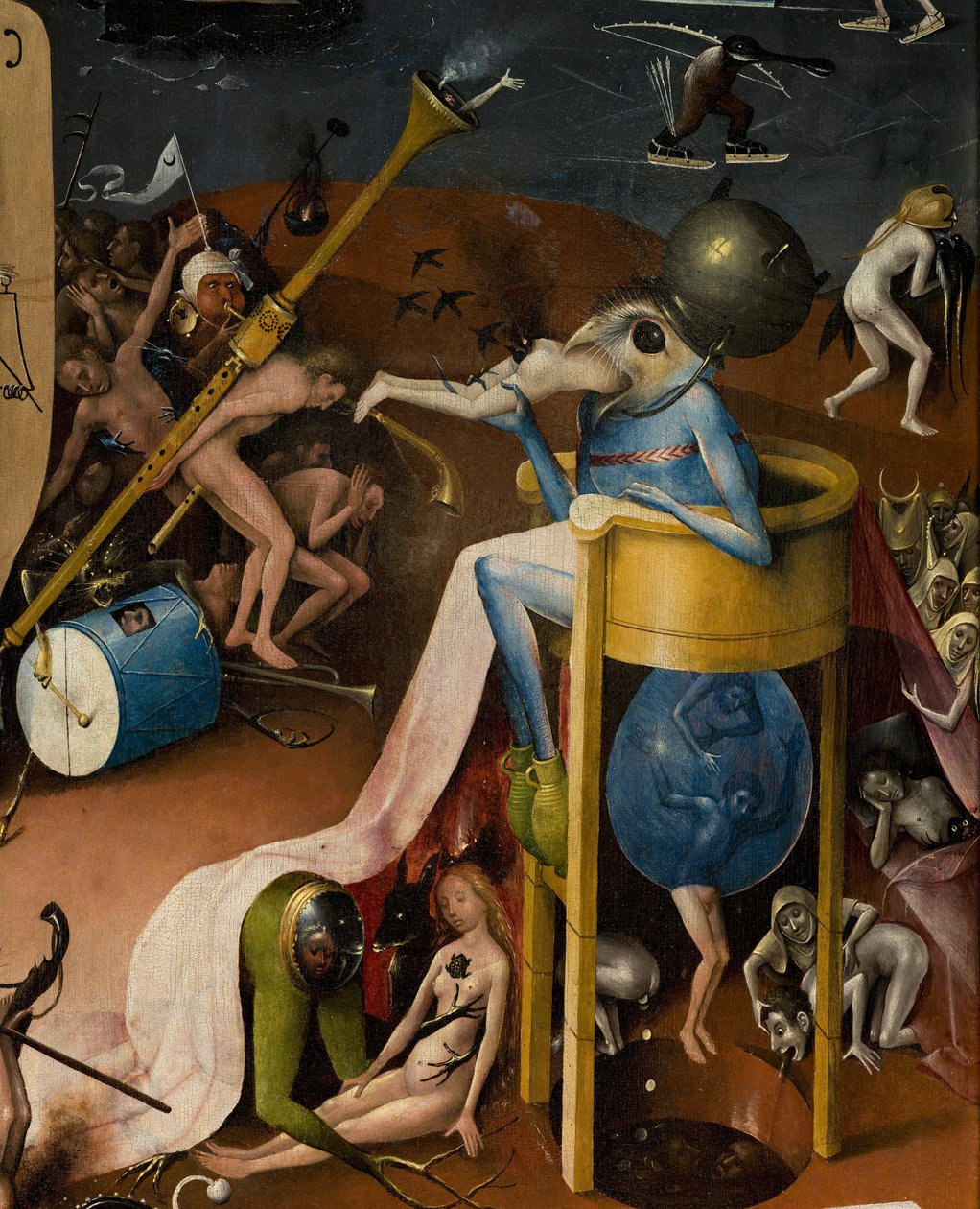 De Tuin der Lusten, 1490-1500 door Hieronymus Bosch
