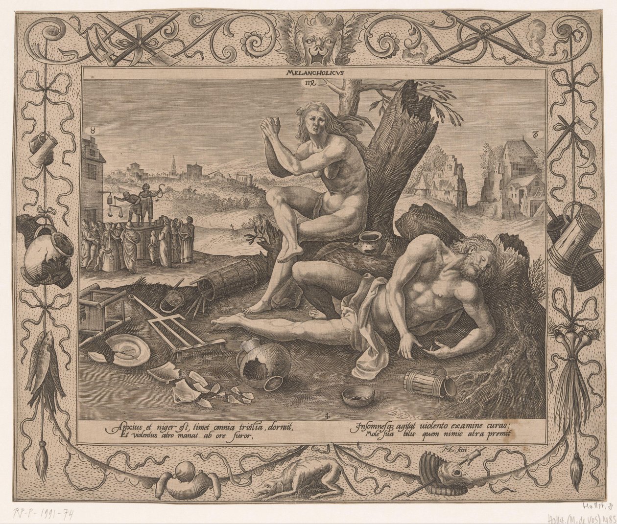 Melancholie door Hieronymus Lederer