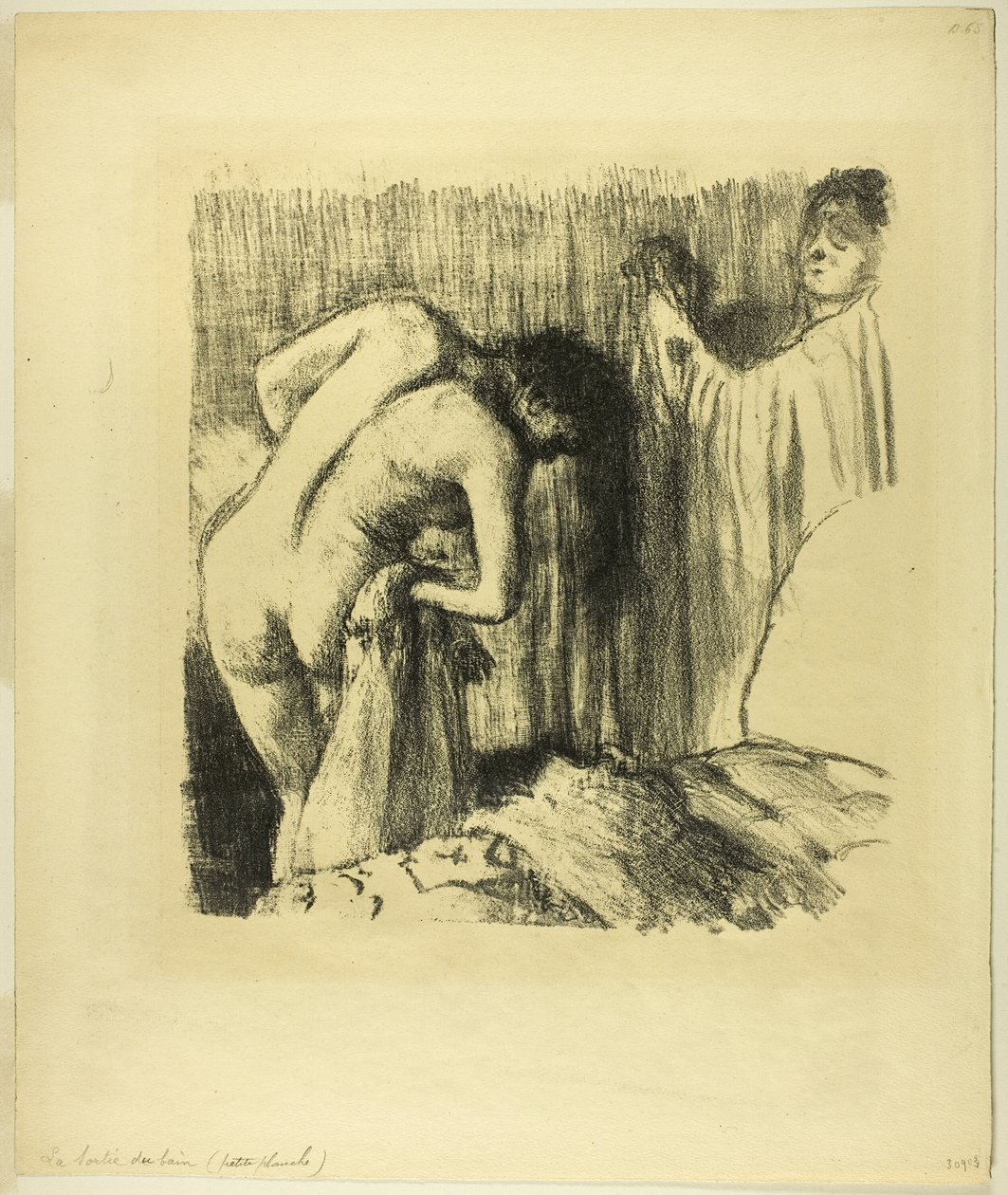 Na het bad III door Hilaire Germain Edgar Degas