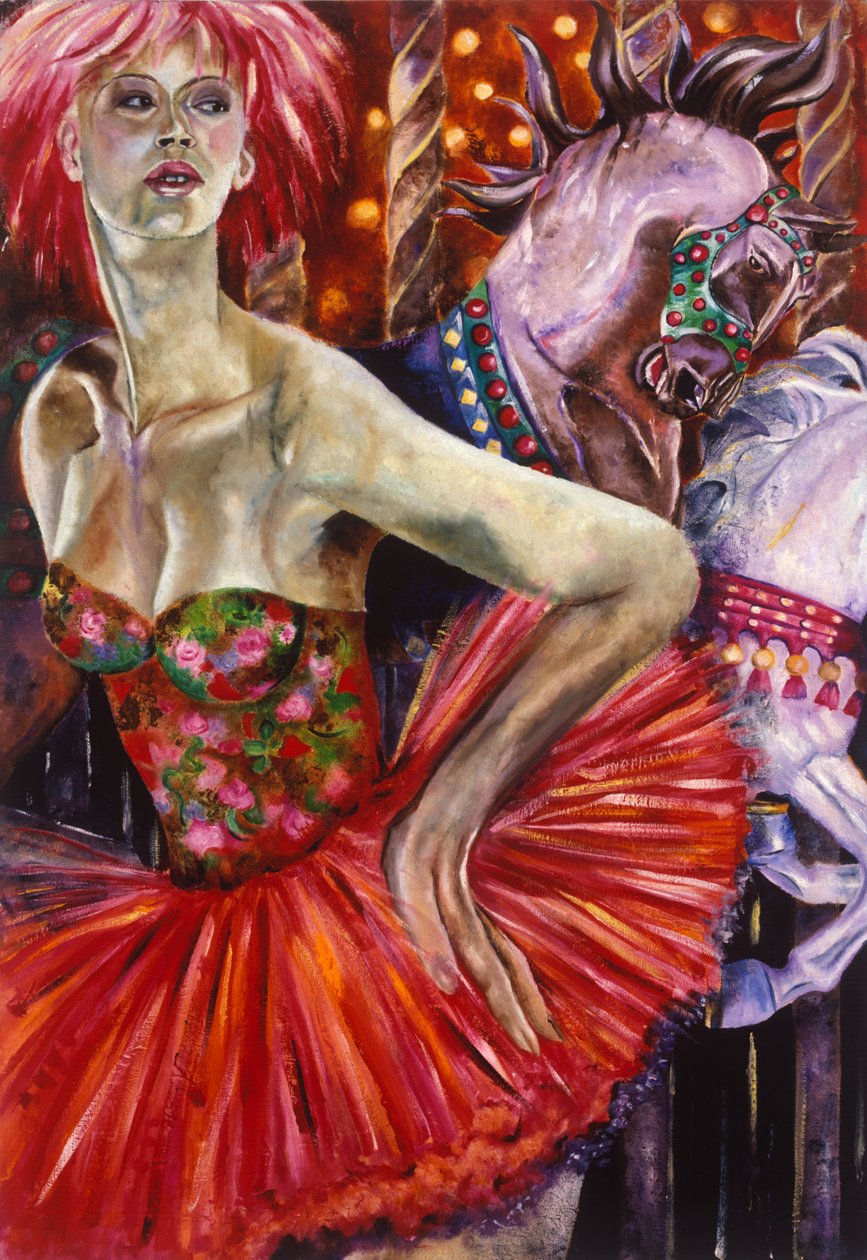 Op de kermis, 2003 door Hilary Dunne