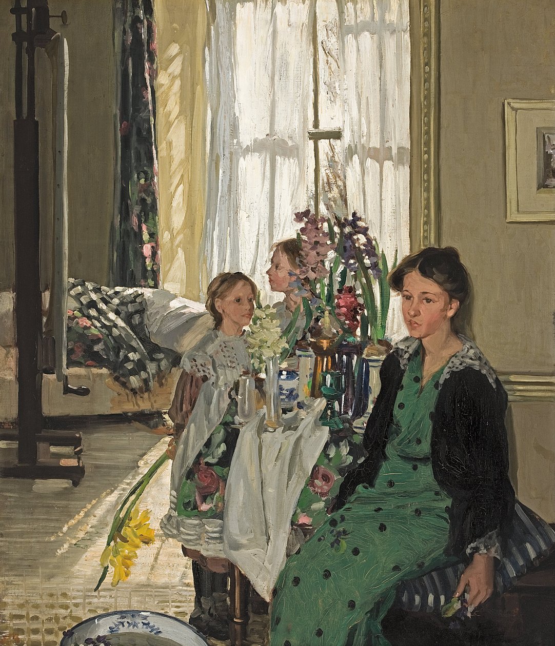Atelierinterieur door Hilda Fearon