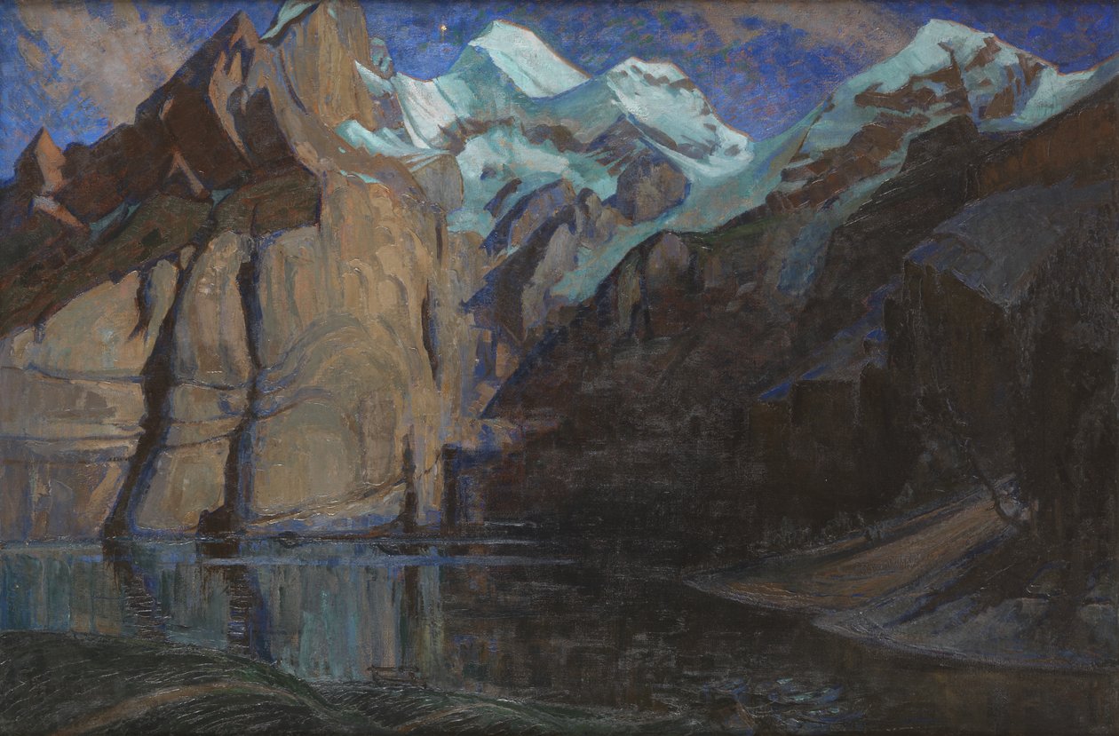 Nocturne des Alpes door Hilda Marion Hechle
