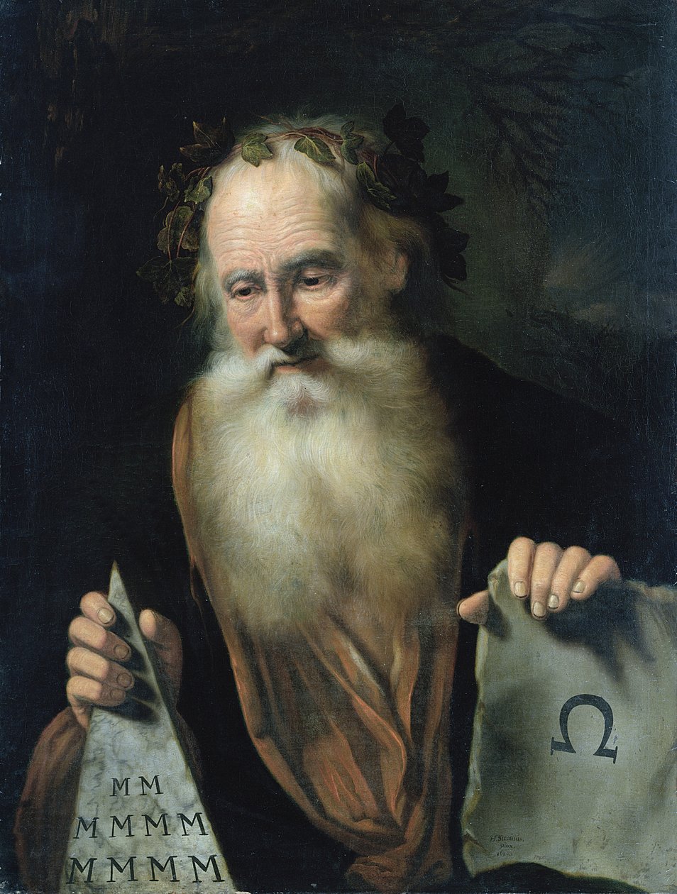 De Filosoof, 1686 door Hinrich Stravius