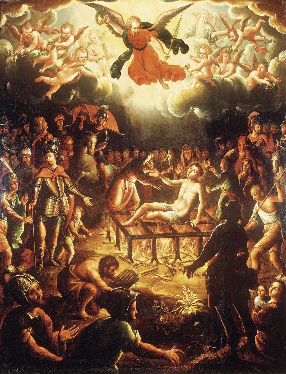 Het Martelaarschap van Sint Laurentius door Hipólito de Rioja