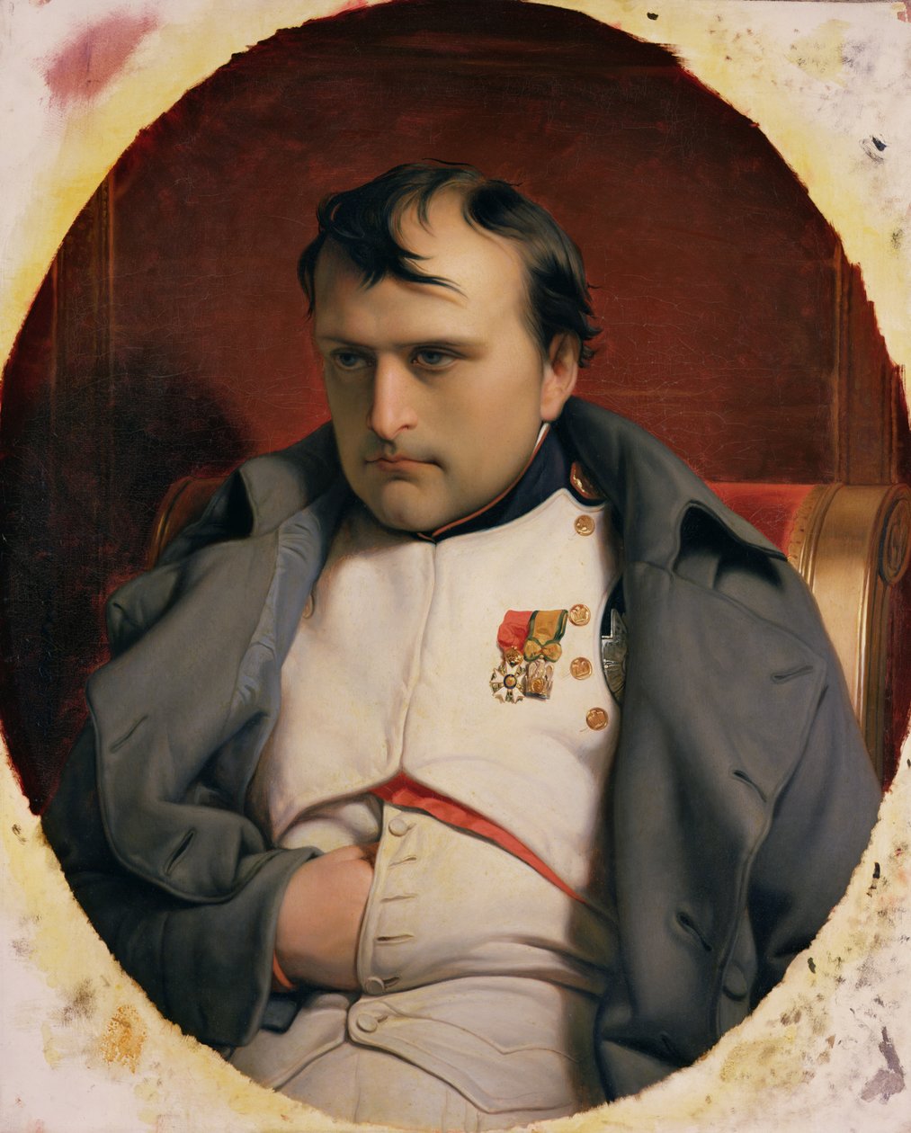 Napoleon (1769-1821) in Fontainebleau, 1846 door Hippolyte Delaroche
