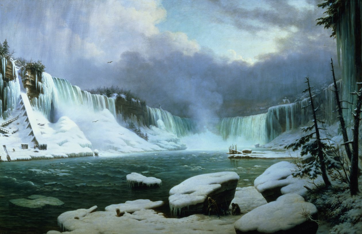 Niagara Falls door Hippolyte Victor Valentin Sebron