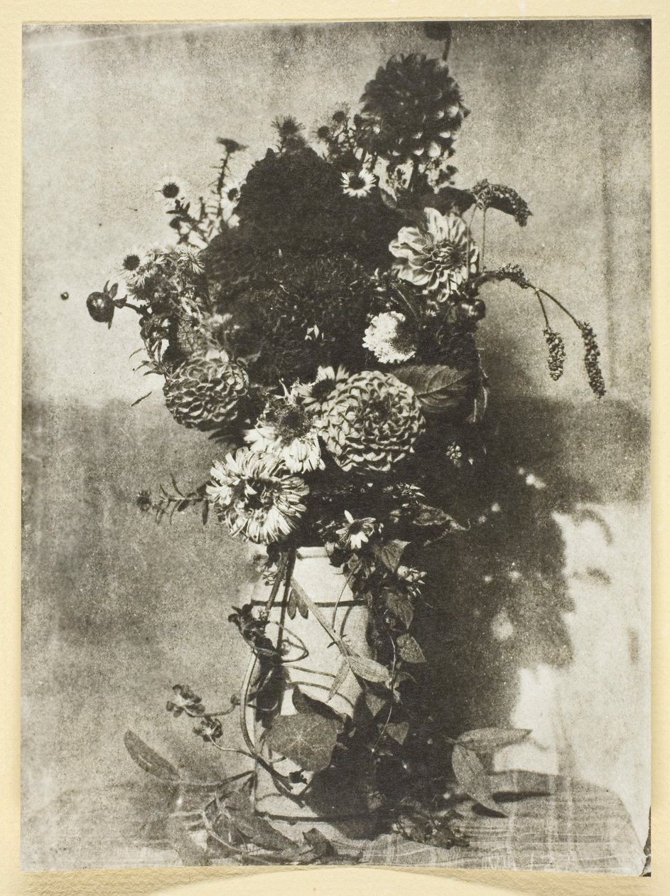 Boeket bloemen door Hippolyte Bayard