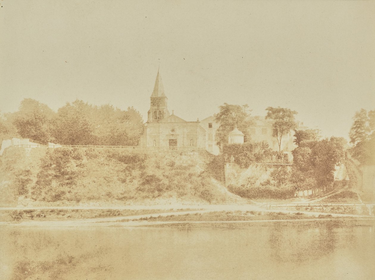[Kerk en Chatêau van Saint-Ouen]. door Hippolyte Bayard