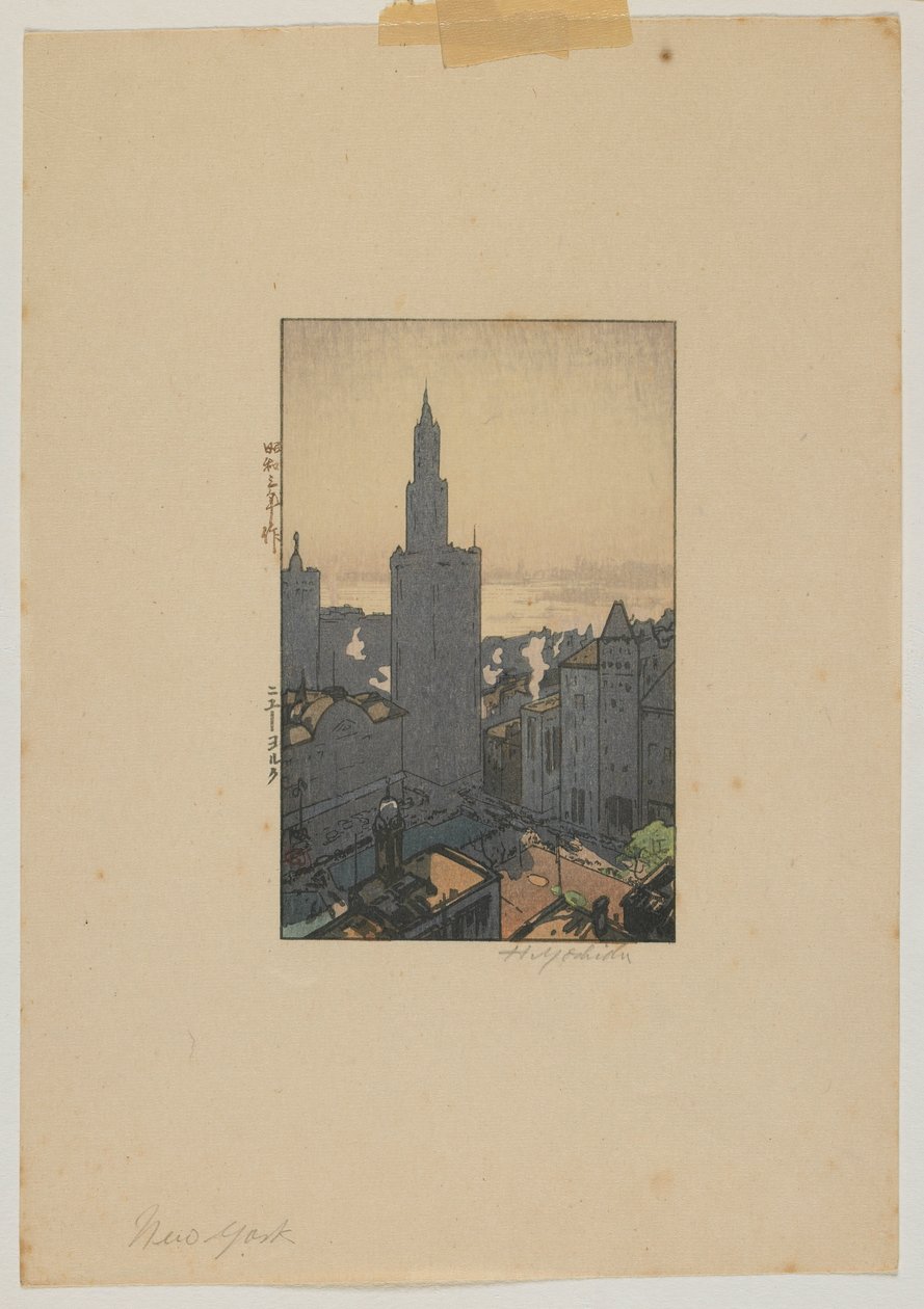 New York, Showa-periode door Hiroshi Yoshida